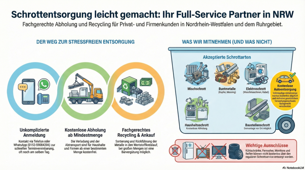 Schrottabholung Zentrale Grafik